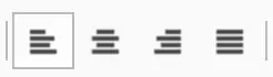 TYPO3 Rich Text Editor Text Alignment Icons