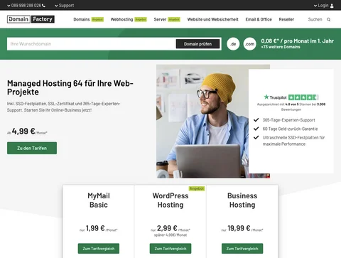 Domain Factory Website