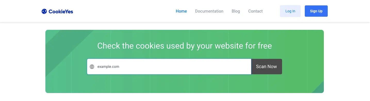 Cookie Scan Website