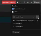 TYPO3 User Settings Dark Mode
