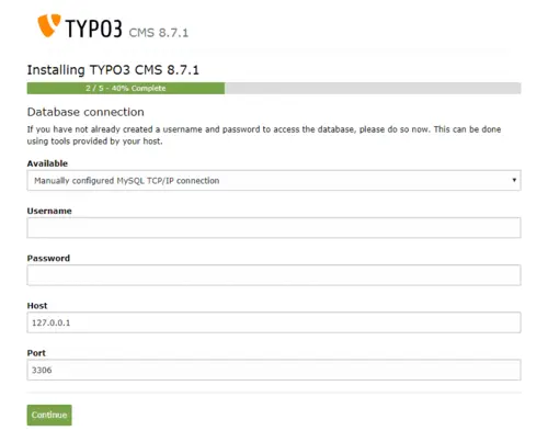 Step 2 – Database Connection