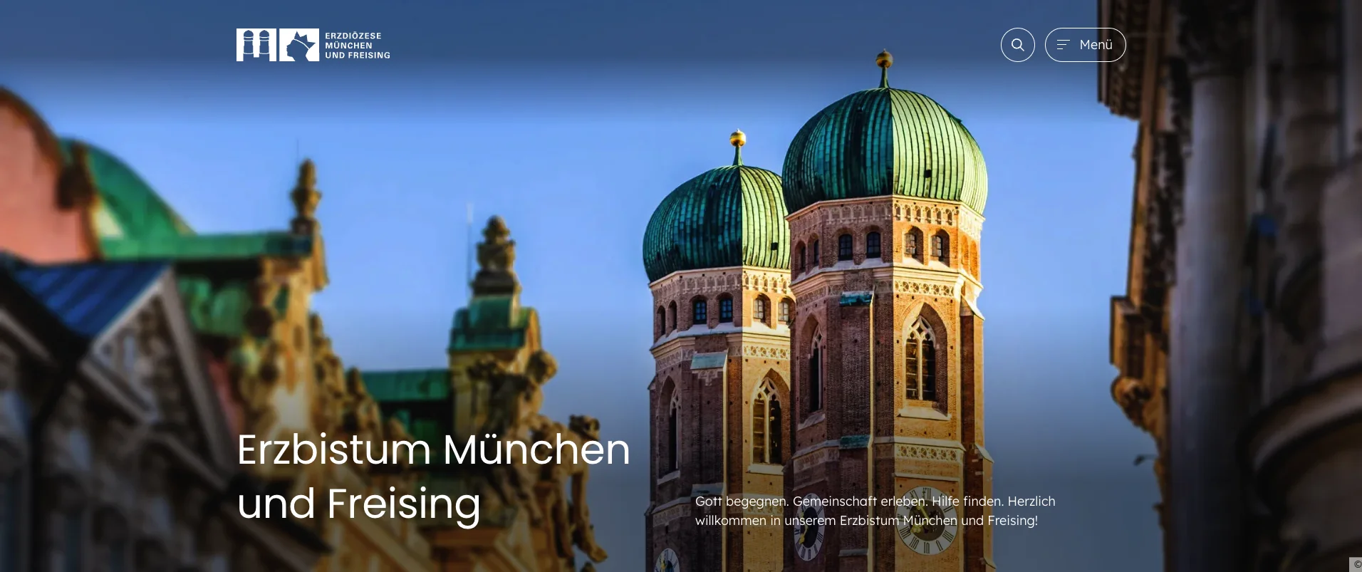 Erzbiztum Munchen website