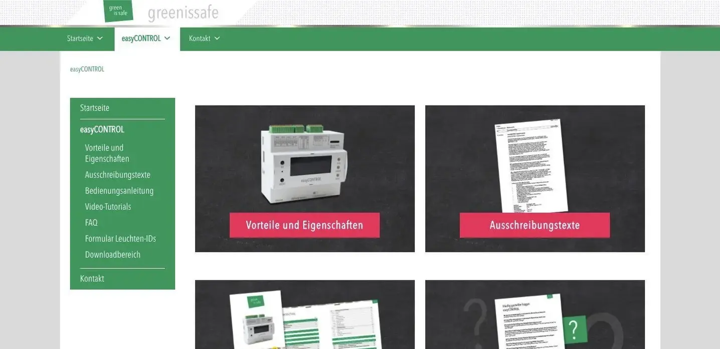 Green is safe Website Screenshot