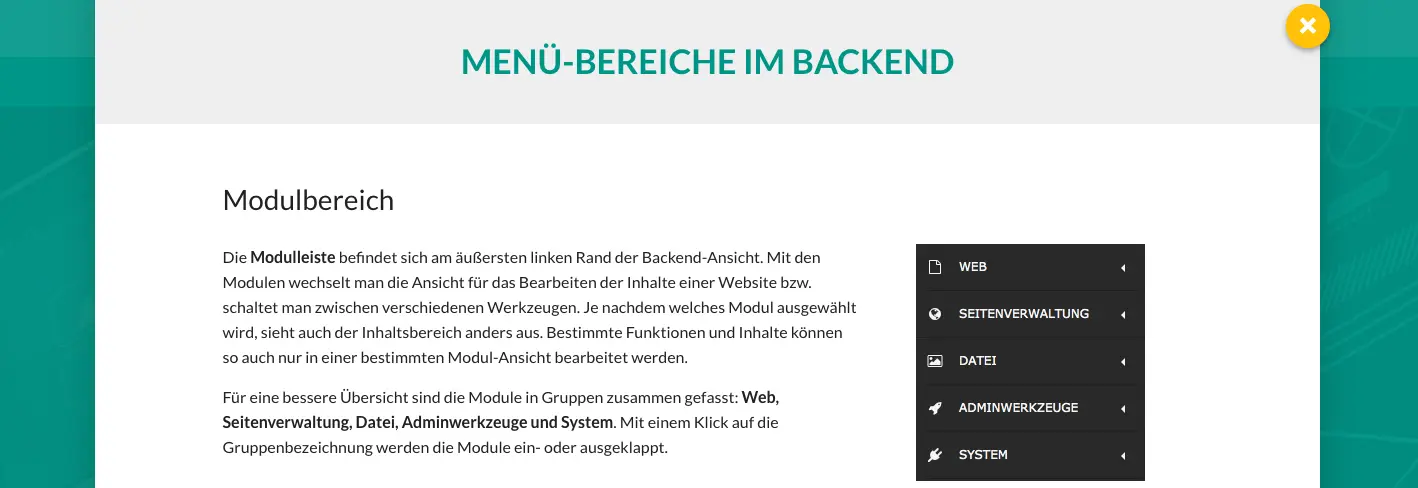 TYPO3 Website-Base Dokumentation Allgemein