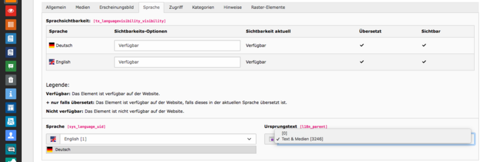 TYPO3 Free translation