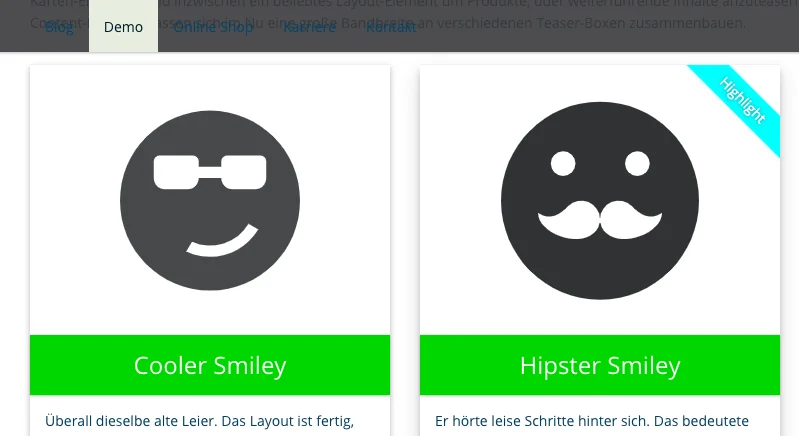 TYPO3 Frontend