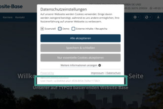 TYPO3 Cookie Consent User Hash