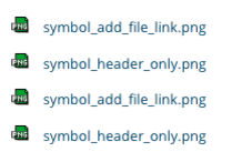 TYPO3 File Links Frontend File name and file extension icon