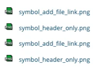 TYPO3 File Links Frontend File name and file extension icon