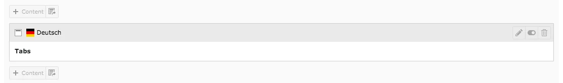 TYPO3 Add Content