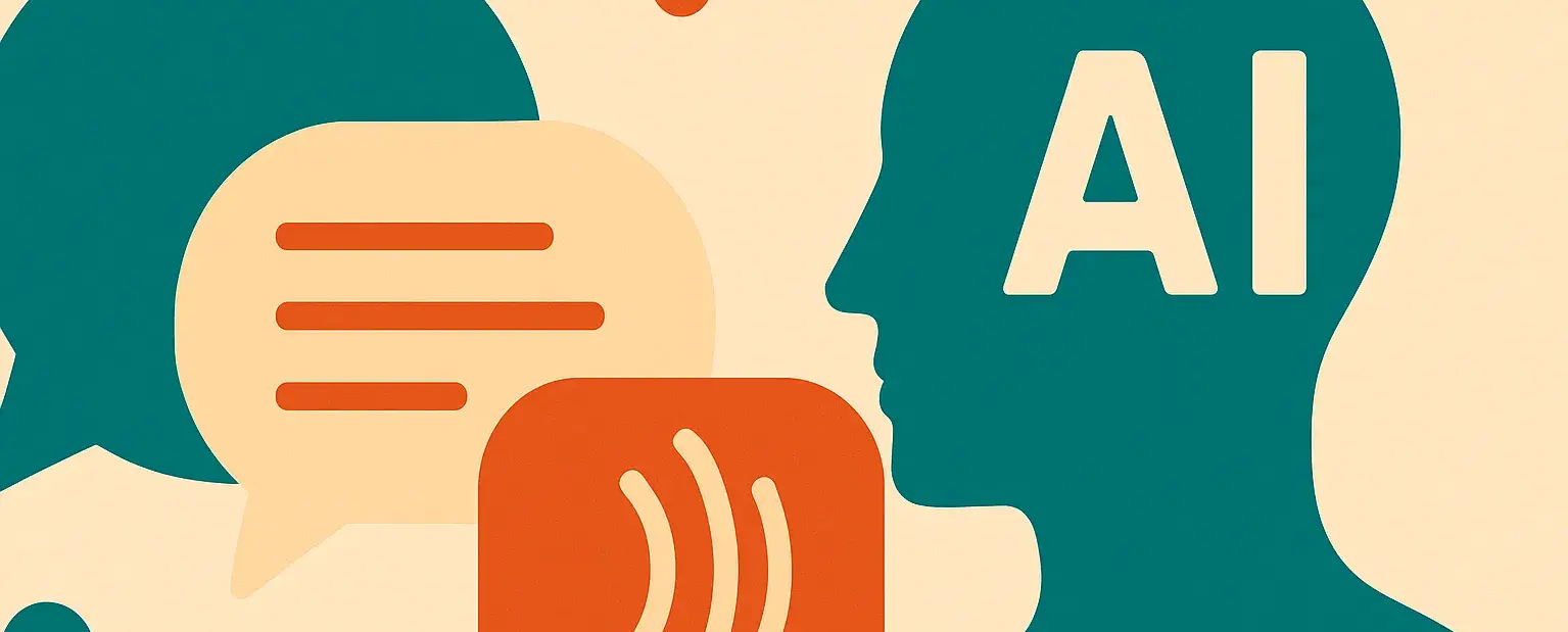 Header image for blog article 'AI tools compared – language processing'