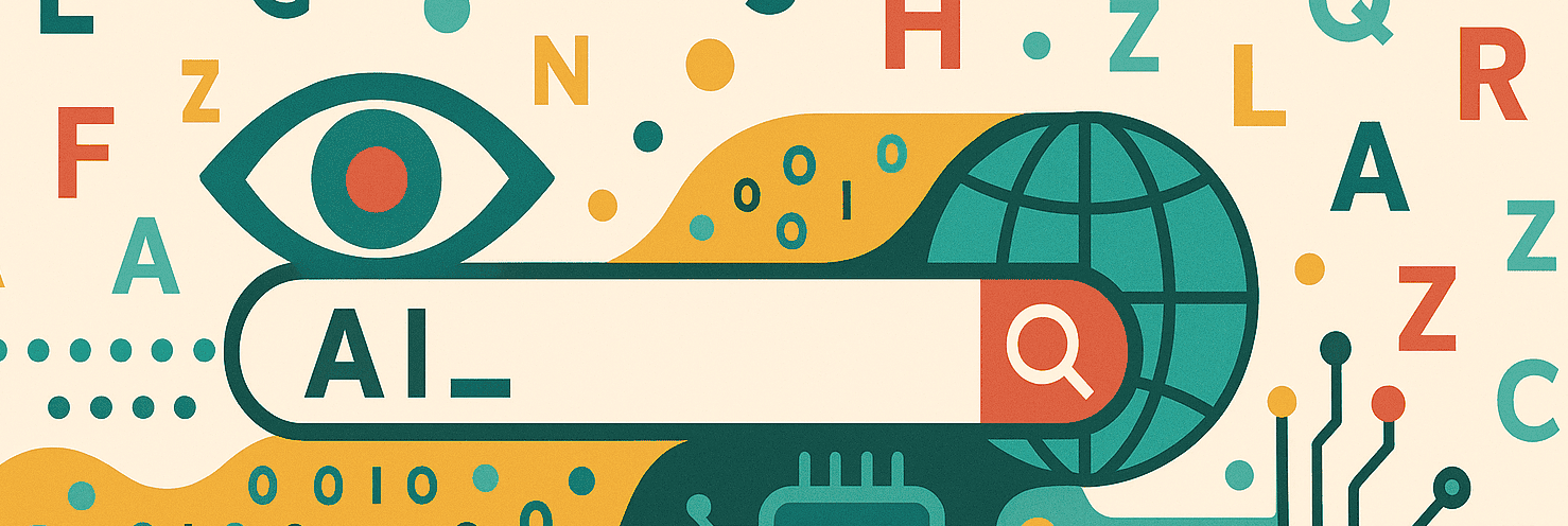 Header Image for the blog article 'Comparing AI tools – General information search'