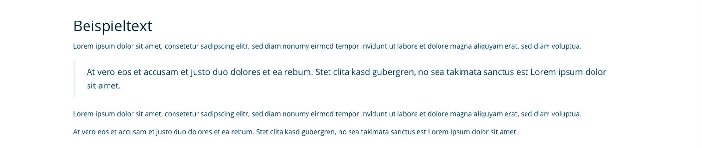 TYPO3 Rich Text Editor Zitat Frontend