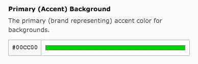 TYPO3 Modul Website Configuration Reiter Color Sets Primary Accent Background