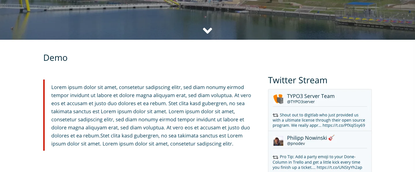 TYPO3 Frontend