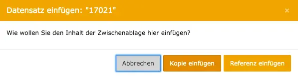 TYPO3 Kopie Inhaltselement einfügen