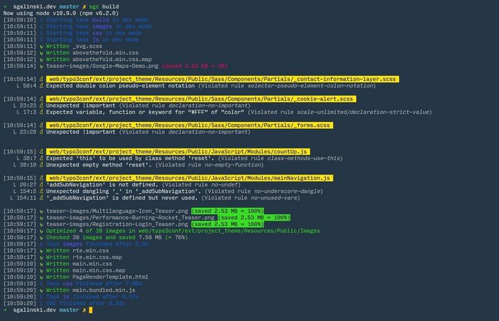 SGC Command Line Task Runner