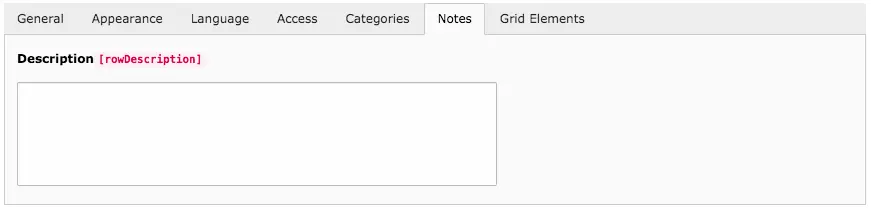 TYPO3 Content Elements Tab Notes