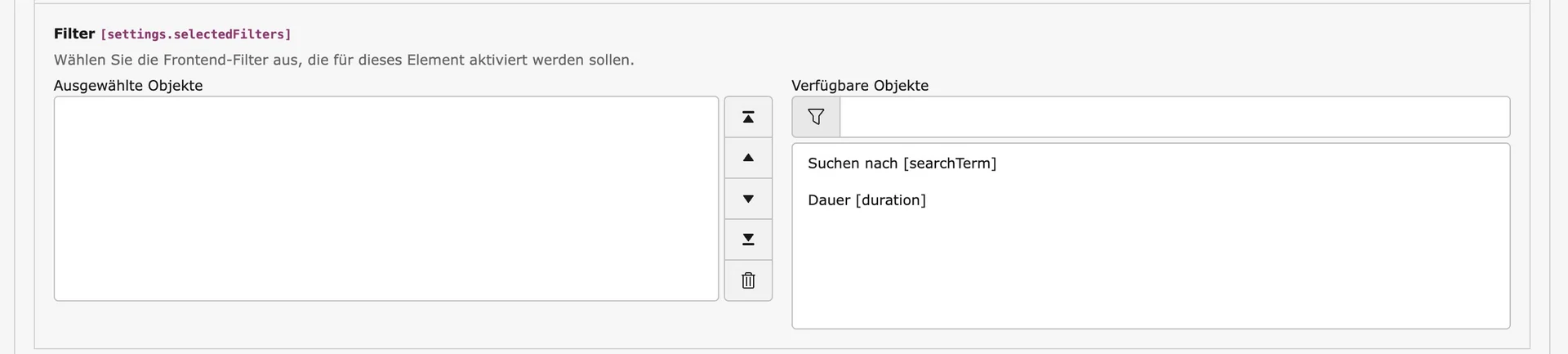 TYPO3 Video Extension Filter