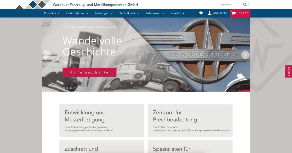 WFM Shop Screenshot