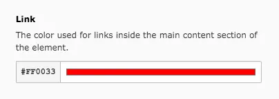 TYPO3 Module Website Configuration Tab Color Sets Link