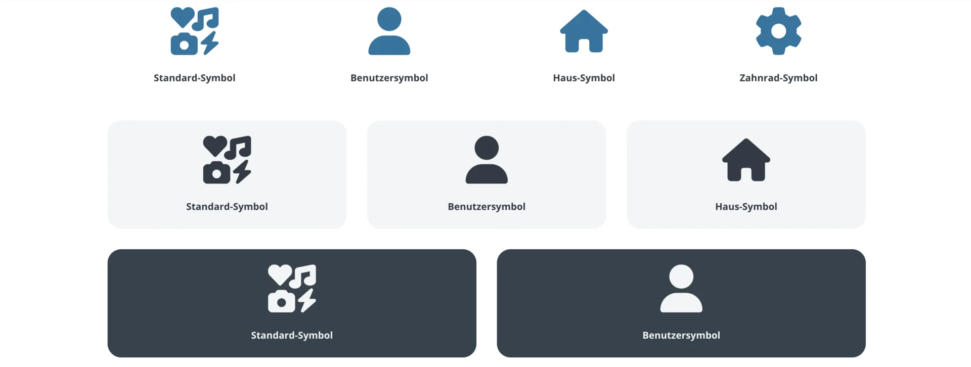 TYPO3 Mask Element Icon with Text im Frontend