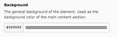 TYPO3 Modul Website Configuration Reiter Color Sets Background