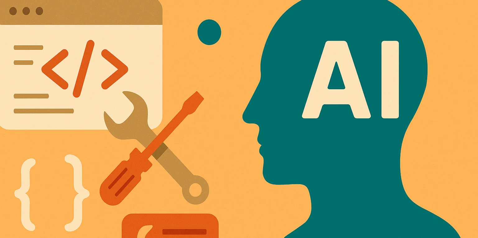 Header-Bild zum Blog-Artikel 'KI Tools im Vergleich – Coding: Autovervollständigung & IDE-Integration'