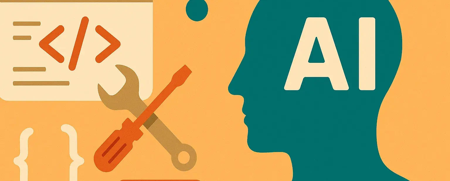 Header-Bild zum Blog-Artikel 'KI Tools im Vergleich – Coding: Autovervollständigung & IDE-Integration'