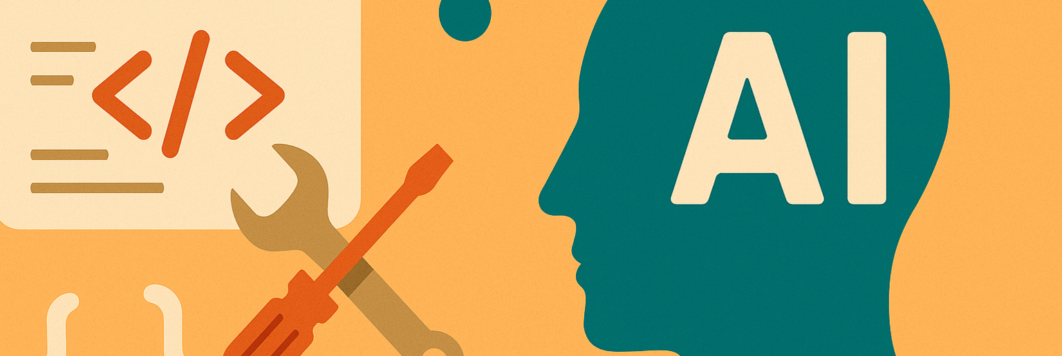 Header-Bild zum Blog-Artikel: 'KI Tools im Vergleich – Coding: Dialogbasierte Assistenten fürs Programmieren'