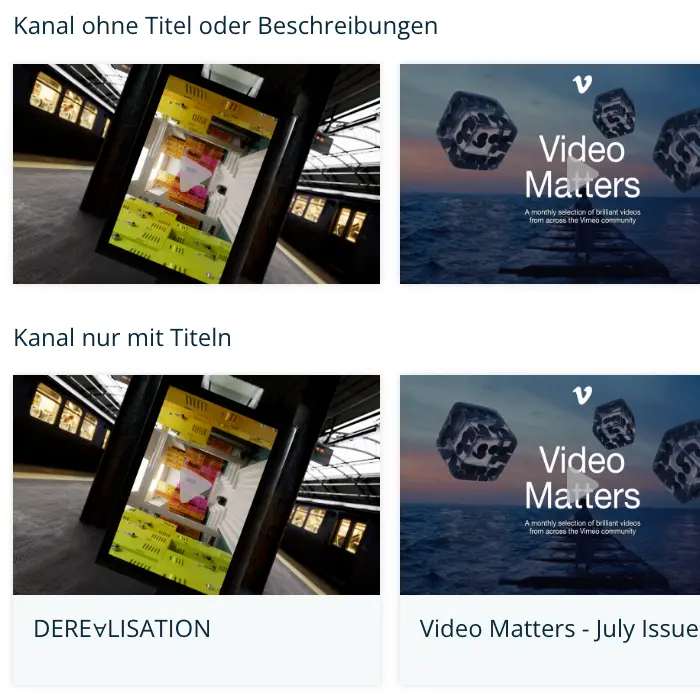 TYPO3 Video Extensions – Media library