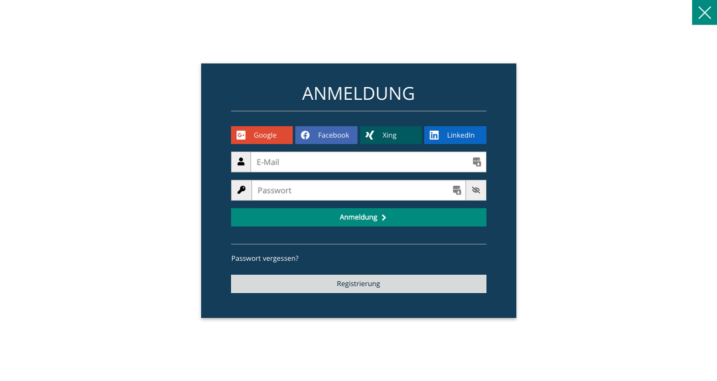 TYPO3 Website-Base Login
