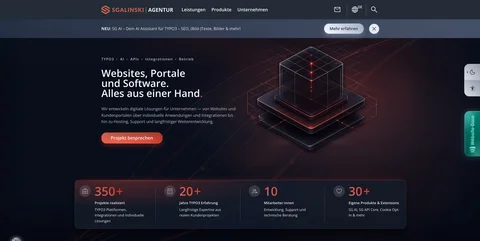 sgalinski Website Screenshot