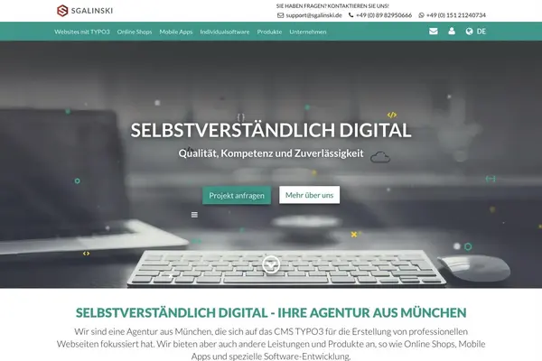 sgalinski Website Screenshot