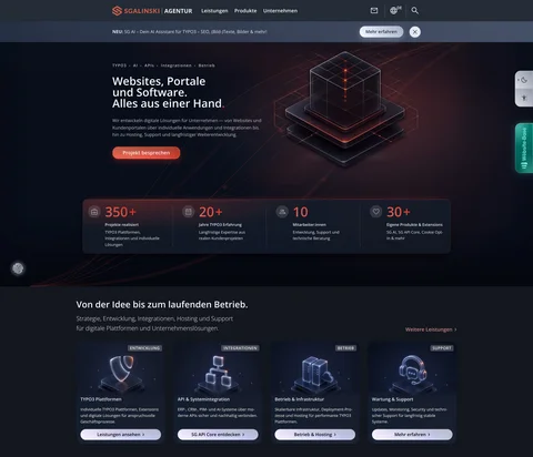 sgalinski Website Screenshot