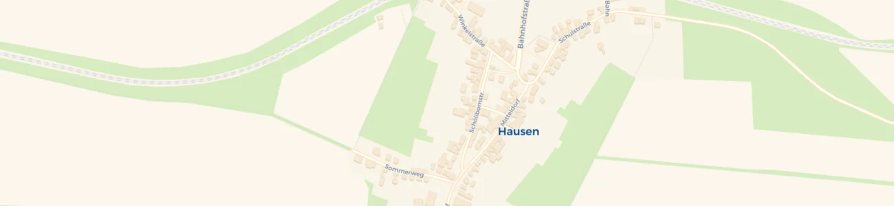 Hausen Karte