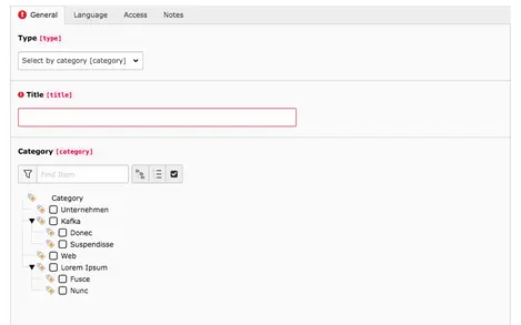 Step 5 – Select by category