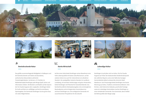 Denklingen Website Screenshot