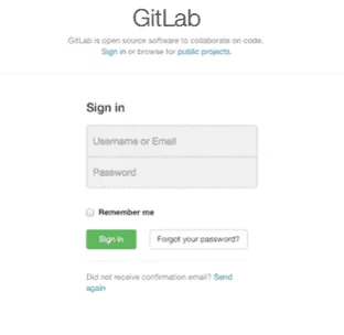 Gitlab Login