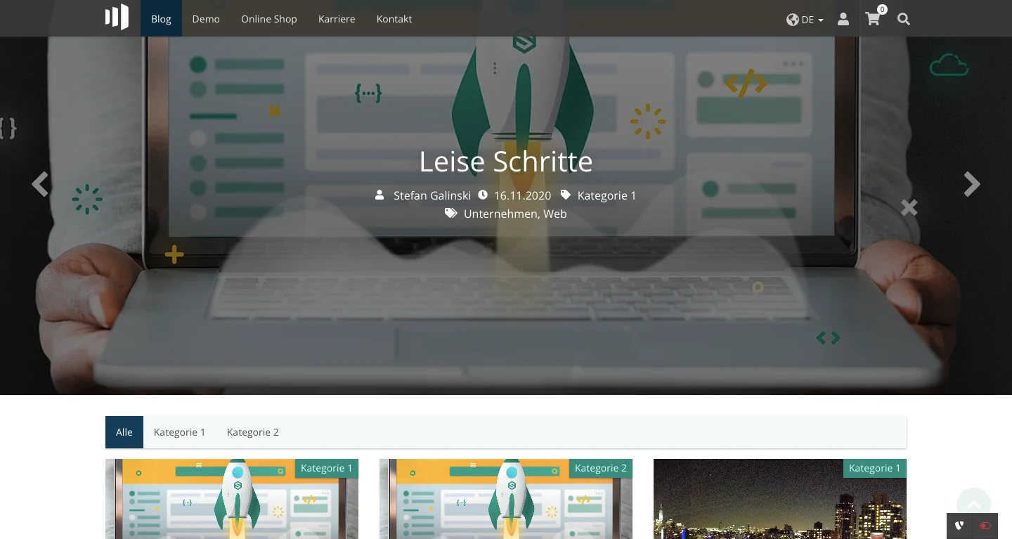 TYPO3 Website-Base Blog