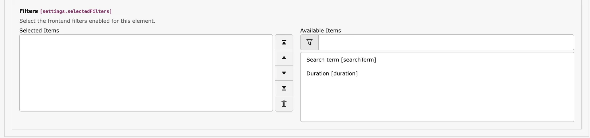 TYPO3 Video Extension Filter
