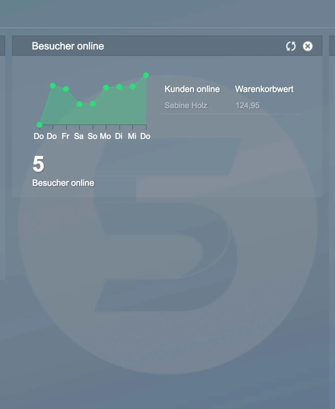 Shopware Backend Umsätze