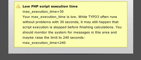 Low PHP execution time Low PHP execution time