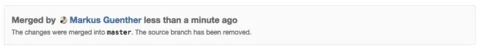 Erfolgreich gemerged