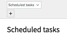 TYPO3 Backend Module Scheduler Schuduled Task