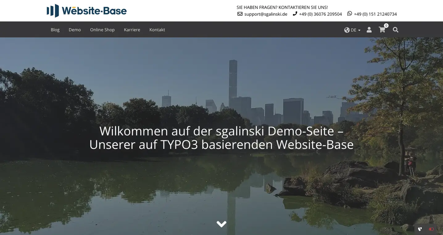 TYPO3 Website-Base