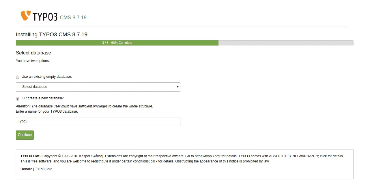 TYPO3 MySQL Connection TYPO3 MySQL Connection
