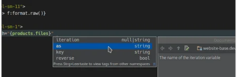 Fluid-Support für PHPStorm und IntelliJ Ultimate Screenshot