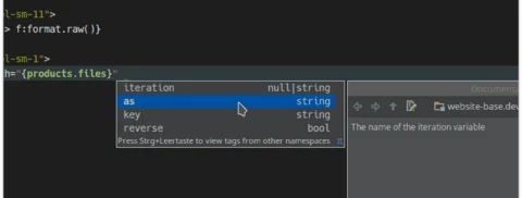 Fluid-Support für PHPStorm und IntelliJ Ultimate Screenshot