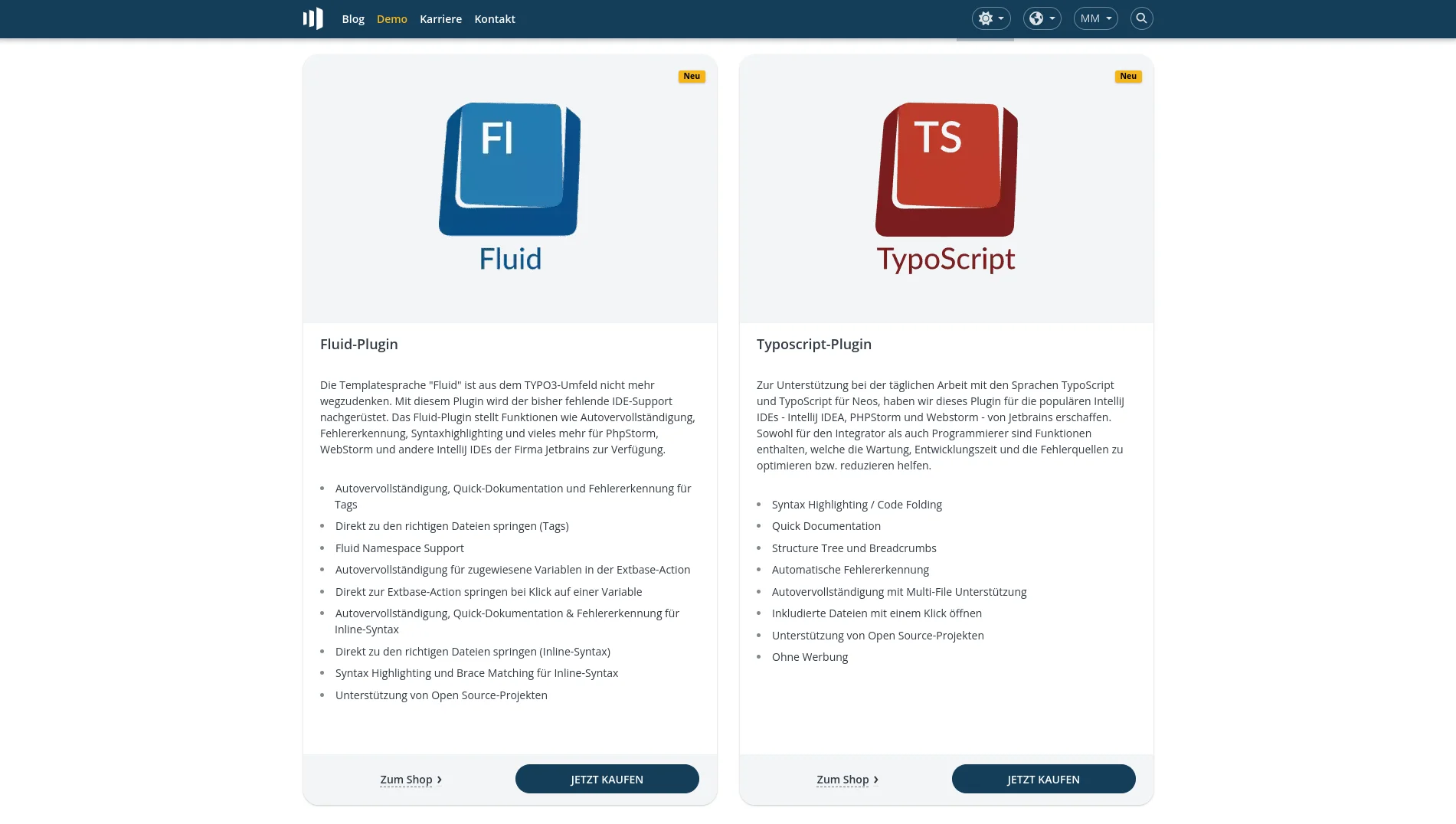 Content element: Products
